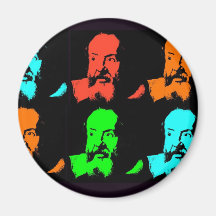 Galileo Collage Fridge Magnet