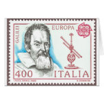 Galileo Galilei Astronomy Card