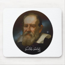 Galileo Galilei Bust Mouse Pad