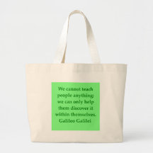 Galileo quote bag