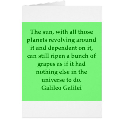 Galileo quote card