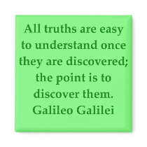 Galileo quote magnet