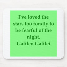Galileo quote mousepad