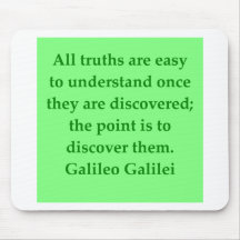 Galileo quote mousepads