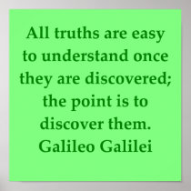 Galileo quote print