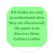 Galileo quote stickers