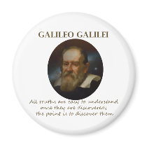Galileo Quote - Truth Magnet