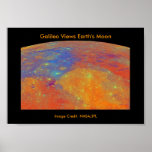 Galileo Views Earth's Moon Posters