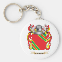 Galindo Coat of Arms (Family Crest) Keychains