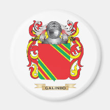 Galindo Coat of Arms (Family Crest) Magnets