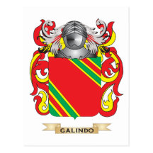 Galindo Coat of Arms (Family Crest) Postcards