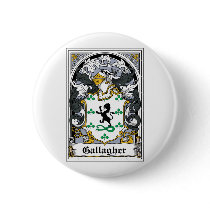 Gallagher Family Crest Pinback Button