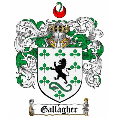 GALLAGHER FAMILY CREST - GALLAGHER COAT OF ARMS A coat of arms is also 