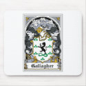 Gallagher Family Crest mousepads