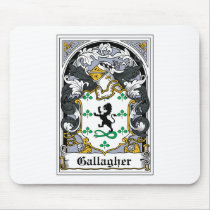 Gallagher Family Crest mousepads by coatsofarms Gallagher Family Crest mousepads