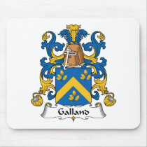 Galland Family Crest Mousepad