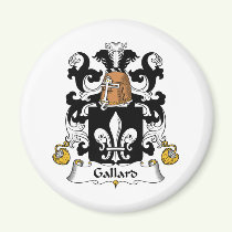 Gallard Family Crest Magnet