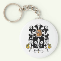 Gallard Family Crest Keychain