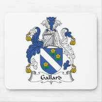 Gallard Family Crest Mousepad