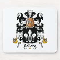 Gallard Family Crest Mousepad