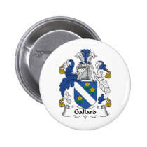 Gallard Family Crest Button