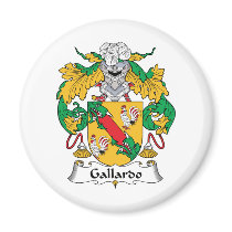 Gallardo Family Crest magnets by coatsofarms Gallardo Family Crest magnets