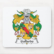 Gallardo Family Crest mousepads by coatsofarms Gallardo Family Crest mousepads