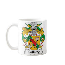 Gallardo Family Crest mugs by coatsofarms Gallardo Family Crest mugs