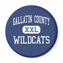 Gallatin County Wildcats Middle Warsaw magnets by customteamsportswear Gallatin County Wildcats Middle Warsaw magnets