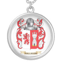 Gallegos Coat of Arms (Family Crest) Jewelry