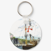 'Galleon' Keychain by picklelillysdad 'Galleon' Keychain