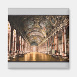 Gallery of Mirrors, Versailles, France vintage Pho Fridge Magnet