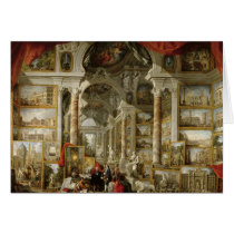 Gallery with Views of Modern Rome, 1759 Card