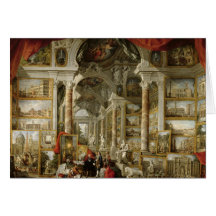 Gallery with Views of Modern Rome, 1759 Card