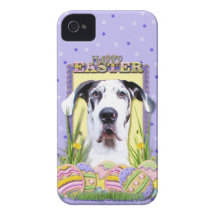 Galletas del huevo de Pascua - great dane - barón iPhone 4 Case-Mate Cárcasa