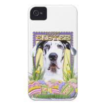 Galletas del huevo de Pascua - great dane - barón iPhone 4 Case-Mate Fundas