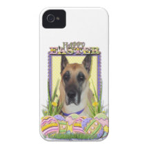 Galletas del huevo de Pascua - great dane - cervat Case-Mate iPhone 4 Cárcasa
