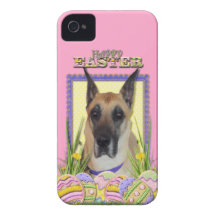Galletas del huevo de Pascua - great dane - cervat iPhone 4 Case-Mate Fundas