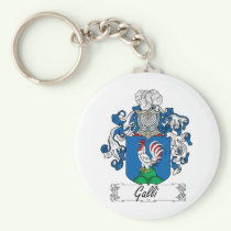 Galli Family Crest Keychain