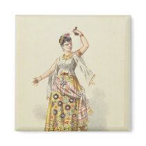 Galli Marie in the role of Carmen Refrigerator Magnets