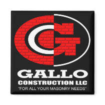 GALLO CONSTRUCTION magnets by engravedstone GALLO CONSTRUCTION magnets