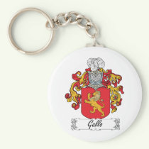 Gallo Family Crest Keychain