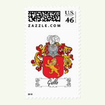 Gallo Family Crest Stamps