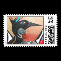 Gallo the Crow stamps