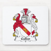 Gallop Family Crest mousepads