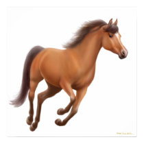 Galloping Bay Horse Poster posters by twopurringcats Galloping Bay Horse Poster posters