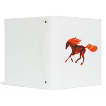 Galloping Fire Horse Binder