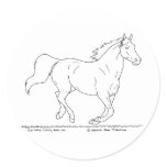 Galloping Horse Sticker