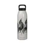 Galloping Horses Equestrian water bottles