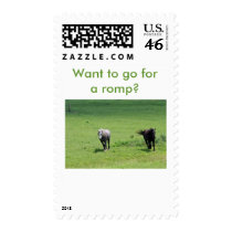 Galloping Horses Postage Stamp